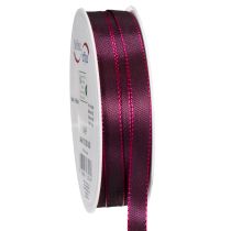 Article Ruban décoratif, ruban étroit en taffetas brillant pour emballage cadeau, 10 mm de large, 50 m de long