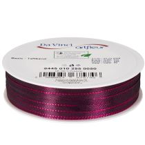 Article Ruban décoratif, ruban étroit en taffetas brillant pour emballage cadeau, 10 mm de large, 50 m de long