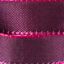 Article Ruban cadeau étroit en taffetas pour décorations créatives, 15 mm de large, 50 m de long