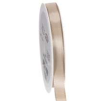 Article Ruban décoratif en satin, ruban en taffetas beige 15 mm 50 m