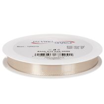 Article Ruban décoratif en satin, ruban en taffetas beige 15 mm 50 m