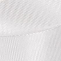 Article Ruban décoratif en taffetas blanc, 25 mm de large, 50 m de long