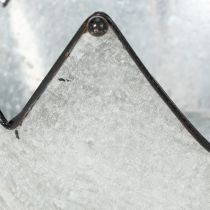 Article Bol décoratif en métal, couronne Ø 26,5/22,5/19 cm, lot de 3