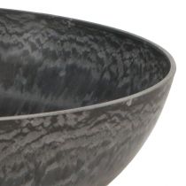 Article Bol décoratif rond pour plantes gris Ø37cm H10,5cm 3pcs