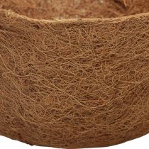 Article Bol à fleurs rond, bol en fibres naturelles, bol à plantes en noix de coco environ 30 cm