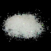 Fausse neige flocons de neige artificiels neige blanc paillettes 200g