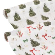 Article Tissu décoratif de Noël, vendu au mètre, largeur 120 cm, 2 pièces