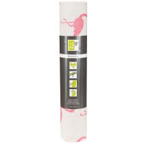 Article Tissu décoratif flamants blanc-fuchsia 30 cm x 3 m