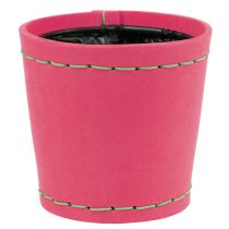 Pot de décoration "Suki" rose Ø12,5cm H12,5cm, 1pce