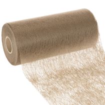 Article Rouleau de décoration de table non tissée marron 24 cm x 25 m pour tables de fête