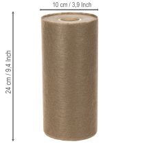 Article Rouleau de décoration de table non tissée marron 24 cm x 25 m pour tables de fête