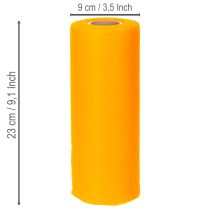 Article Chemin de table non tissé, jaune, 23 cm, rouleau de décoration de table moderne