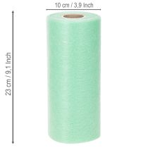 Article Rouleau de tissu non tissé vert, 25 m, décoration de table, vendu au mètre