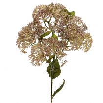 Branche décorative orpin rose clair 58 cm