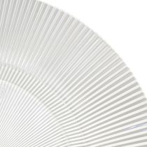 Article Assiette décorative avec rainures, assiette en plastique, assiette en plastique transparent Ø33cm