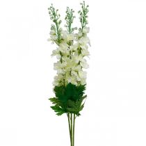 Delphinium blanc artificiel fleurs en soie delphinium fleurs artificielles 3pcs
