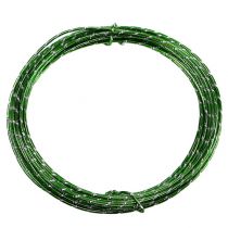 Fil aluminium diamant vert pomme 2mm 10m
