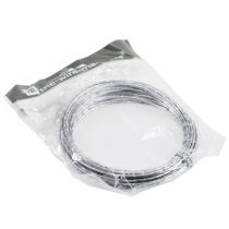 Article Fil d'aluminium argenté à motif diamant 2 mm 10 m pour décoration et loisirs créatifs