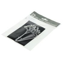Article Fil de diamant clair brillant 10cm 12 pièces