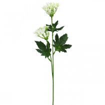 Article Aneth en fleurs, herbes artificielles, plante décorative verte, blanche 49cm 9pcs