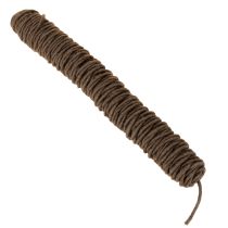 Article Fil à mèche, cordon de laine marron, 55 m, ficelle décorative pour l'art floral et les loisirs créatifs