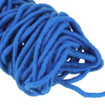Article Fil mèche feutre cordon avec fil 30m bleu