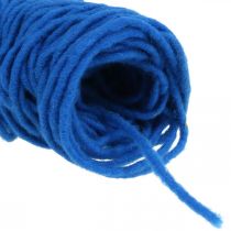 Article Fil mèche feutre cordon avec fil 30m bleu
