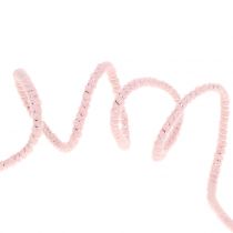 Article Fil de mèche Glamour rose/argent avec fil 33m