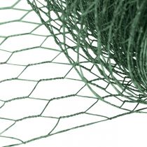Article Maille hexagonale en fil vert, treillis métallique enduit de PVC 50cm × 10m