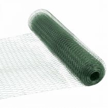 Grillage enduit de PVC de fil vert de maille d&#39;hexagone 50cm×10m