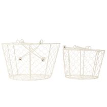 Article Paniers décoratifs en fil de fer, 30 cm, 1 lot, pour une solution décorative et créative pour votre jardin.
