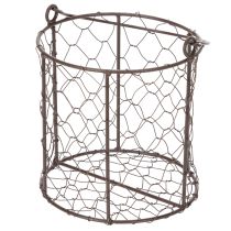 Article Ensemble de paniers en fil de fer, idéal pour la décoration ou le jardin, 25 cm, 1 ensemble
