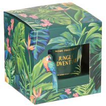 Article Bougie parfumée dans un récipient en verre Bougie Concombre-Eucalyptus Vert Ø7cm