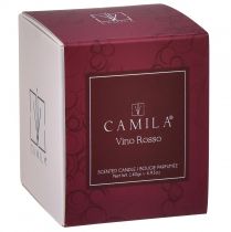 Article Bougie parfumée dans un verre Camila vin rouge Ø7,5cm H8cm
