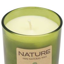 Article Bougie parfumée dans un verre bougie en cire naturelle Aloe Vera 85×70mm