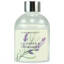 Article Bâtonnets parfumés lavande camomille diffuseur en verre 100ml