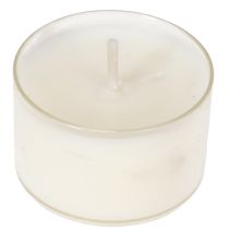 Article Bougies chauffe-plat parfumées à la citronnelle pour des soirées romantiques à la maison ou au jardin, 25 mm, 7 cm de hauteur, lot de 18.