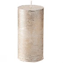Article Bougies unies platine 50x100mm 4 pcs
