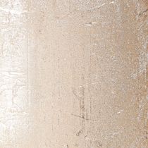 Article Bougies colorées unies platine 60x100mm 4pcs