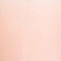 Article Bougies unies roses bougies piliers rose clair 70×80mm 4 pcs