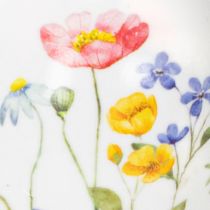 Article Œufs de Pâques décorés de motifs printaniers et floraux, décoration de Pâques de haute qualité, 6 cm, lot de 6