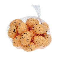 Article Oeuf en polystyrène orange 3,5 cm 24 pcs