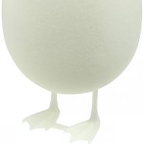 Article Oeuf déco avec pattes Oeuf de Pâques blanc Décoration de table Figurine de Pâques H25cm