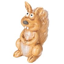 Article Figurine d'écureuil assis pour décoration d'automne, 10 cm