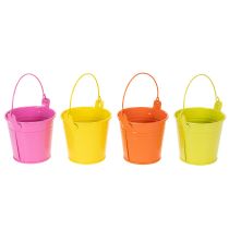 Article Seaux colorés, Ø8 cm H7,5 cm, lot de 12