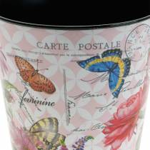 Article Jardinière motif fleur en plastique 10.5cm pot de fleur décoration d&#39;été