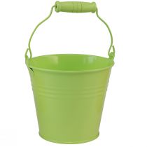 Article Seau avec anse pot d&#39;onagre métal pastel 11,5×8,5cm 8 pcs