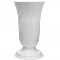 Article Vase plastique blanc Lilia Ø28cm H48cm
