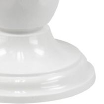 Vase "Szwed" blanc, Ø13cm - 20cm, 1pc