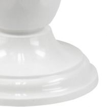 Article Vase décor “Szwed” blanc Ø13cm - 20cm, 1pc